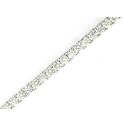 14k White Gold Diamond Tennis Bracelet 7.73 Cts 