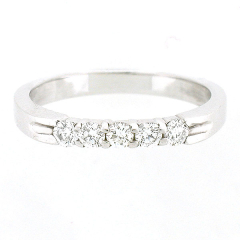 14k White Gold Diamond Anniversary Band 0.25 Cts